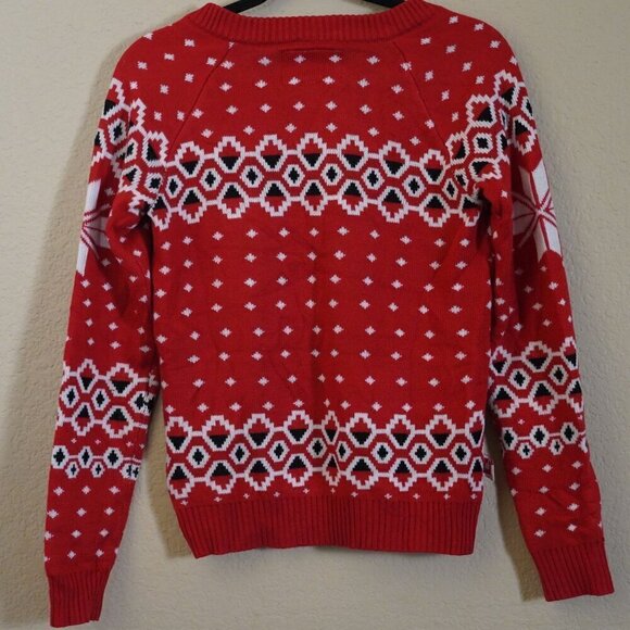 University of Utah V neck Ugly Christmas Sweater S Campus Specialties Utes - Picture 7 of 8